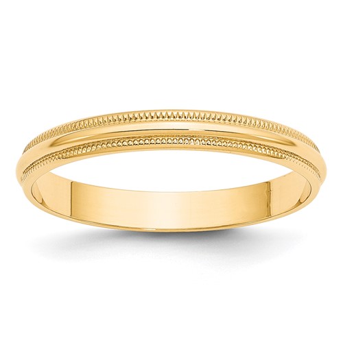 10k Yellow Gold 5mm Half Round Wedding Ring Band Size 11.5 Classic Fine Jewelry For Women Gifts For Her
