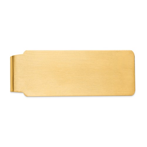 Edge Money Clip Gold-tone Engraved in Message Box