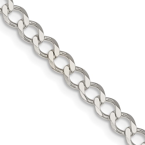 Bracelet or Anklet 925 Sterling Silver 2.75mm Beveled Oval Cable Pendant Chain Necklace 